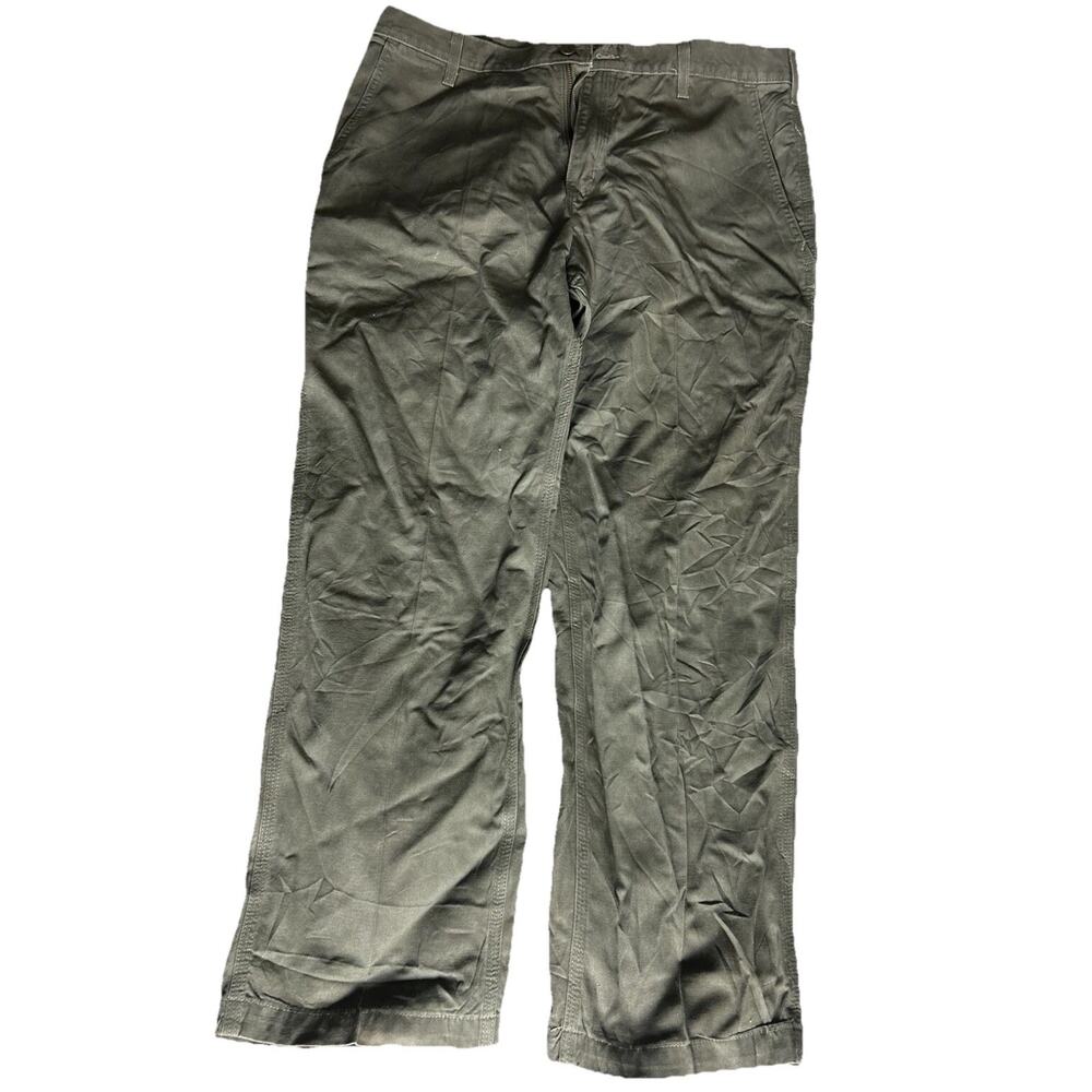 Carhartt Green Dungaree Carpenter Style B 175 DMS Men's‎ 36x30 Pants
